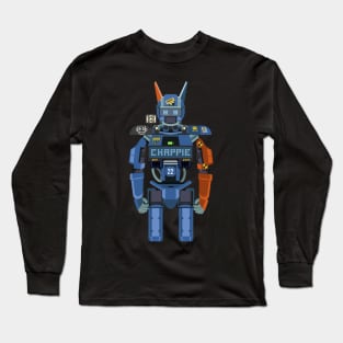 Chappie flat fanart Long Sleeve T-Shirt